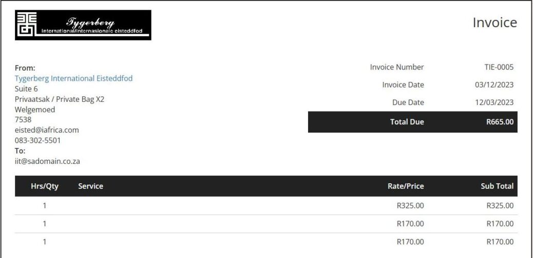 TIE 2024 Forms INVOICE UPDATE Tygerberg International Eisteddfod   Invoice Demo 1038x504 